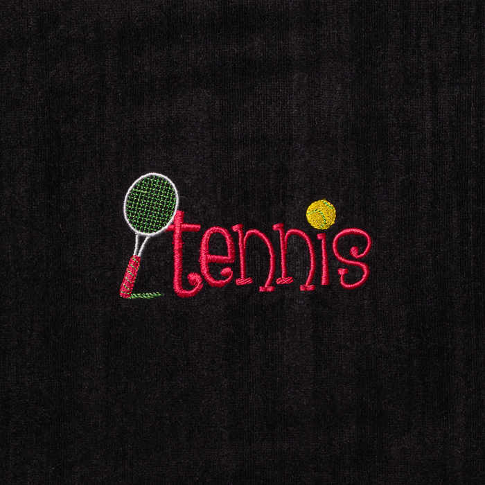 Tennis Towels - Leaning Tennis