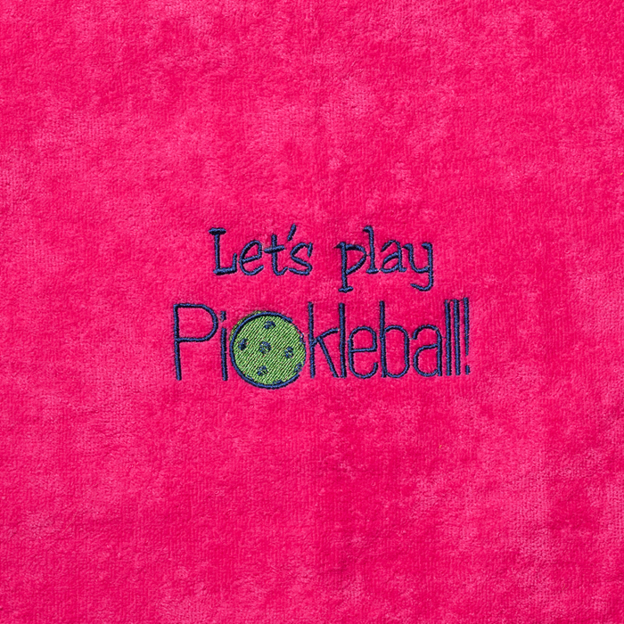 Pickleball Towel - Let's Play Pickleball