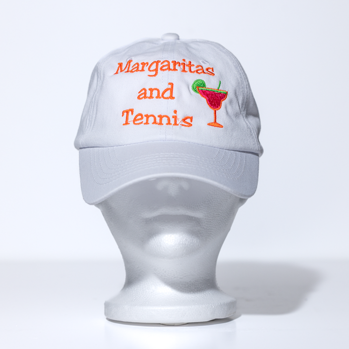 Cotton Polo Baseball Dad Hat - Margaritas and Tennis