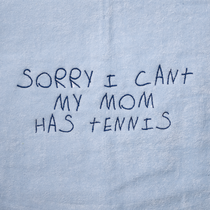 Tennis Towel - Sorry I Can't My Mom Has Tennis