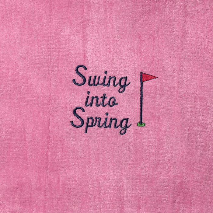 Golf Towel - Swing into Spring