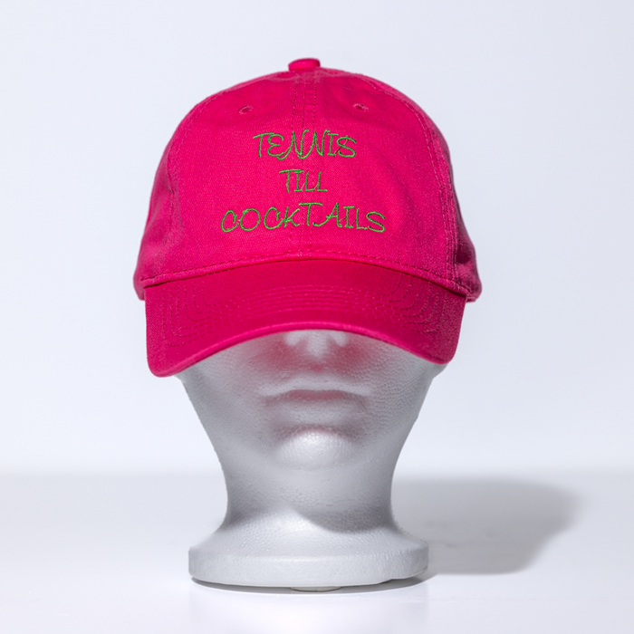Cotton Polo Baseball Dad Hat - Tennis Til Cocktails